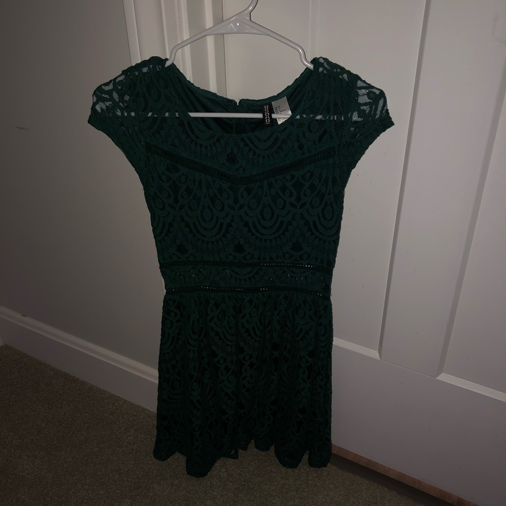 army green dress